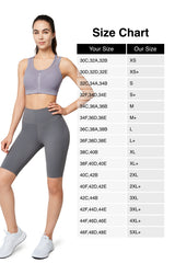 Power™ Zip Front Breathable Full-Coverage Running Bra | Women's High Support Sports Bra