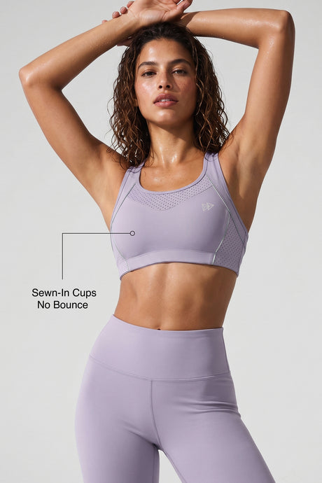 Gepolsterter Lauf-BH mit Sculpt Racerback-Linie | Sport-BH mit starkem Halt für Damen