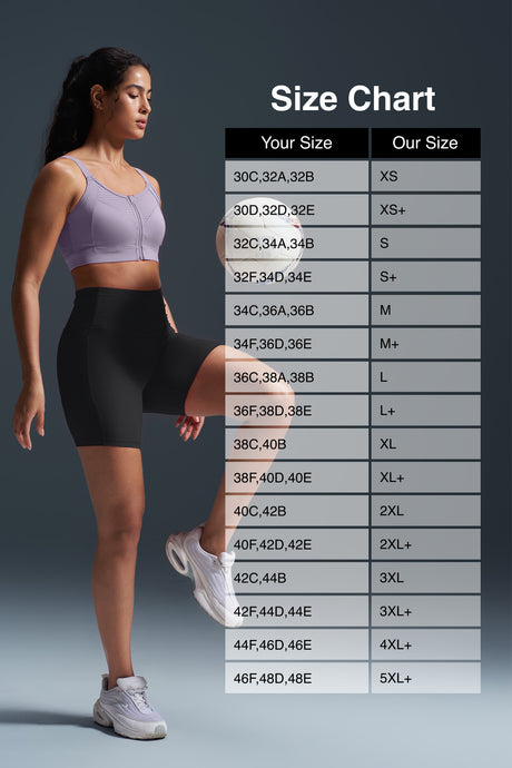 Reggiseno da corsa imbottito con spalline regolabili Power Zip | Reggiseno sportivo ad alto sostegno da donna