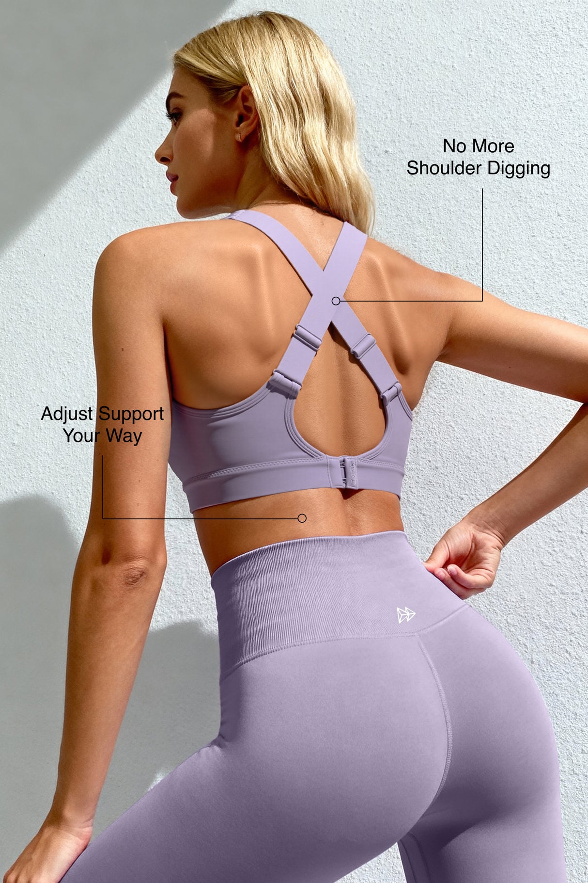 Power High Support Sports Bra With Adjustable Strap – Bounce Control, Sweat-Wicking, No Dig | High-Impact Support Best For Running, HIIT & Training