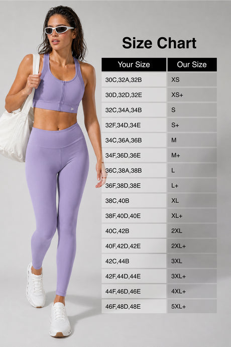 Enfold™ Zip-Front Mesh Racerback High-Support Sports Bra | Women's High Support Sports Bra