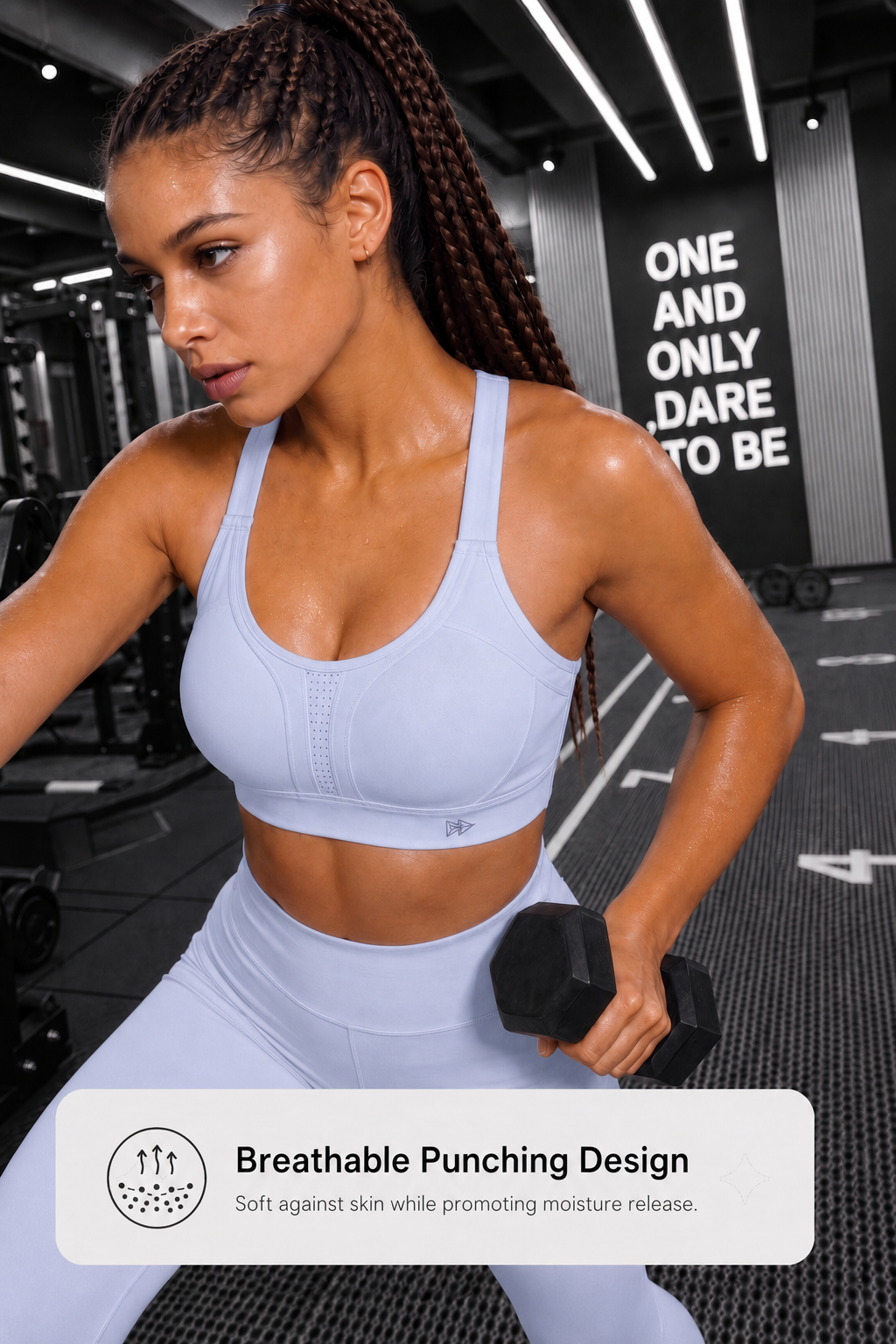 Power™ Adjustable Crisscross Padded Running Bra | Women's High Support Sports Bra
