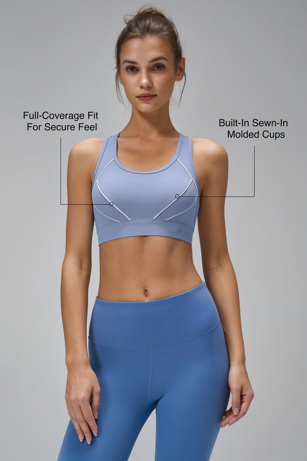 Sculpt™ Racerback Mesh Hook-Back Sports Bra | Women's High Support Sports Bra