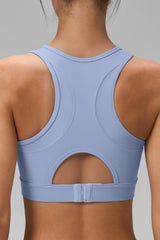 Sculpt™ Racerback Mesh Hook-Back Sports Bra | Women's High Support Sports Bra