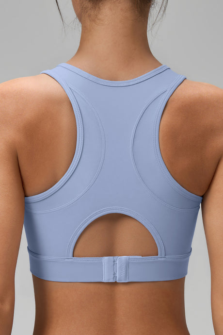 Sculpt™ Racerback Mesh Hook-Back Sports Bra | Women's High Support Sports Bra