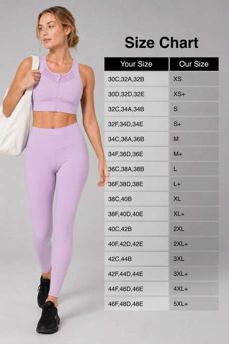 Sculpt™ Zip Front Breathable Racerback High Support Running Bra | Women's High Support Sports Bra