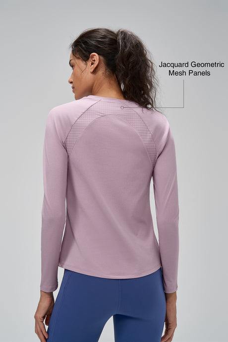Anywhere Performance Mesh Langarm-T-Shirt | Damen Langarm-T-Shirt