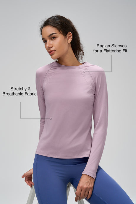 Anywhere Performance Mesh Langarm-T-Shirt | Damen Langarm-T-Shirt