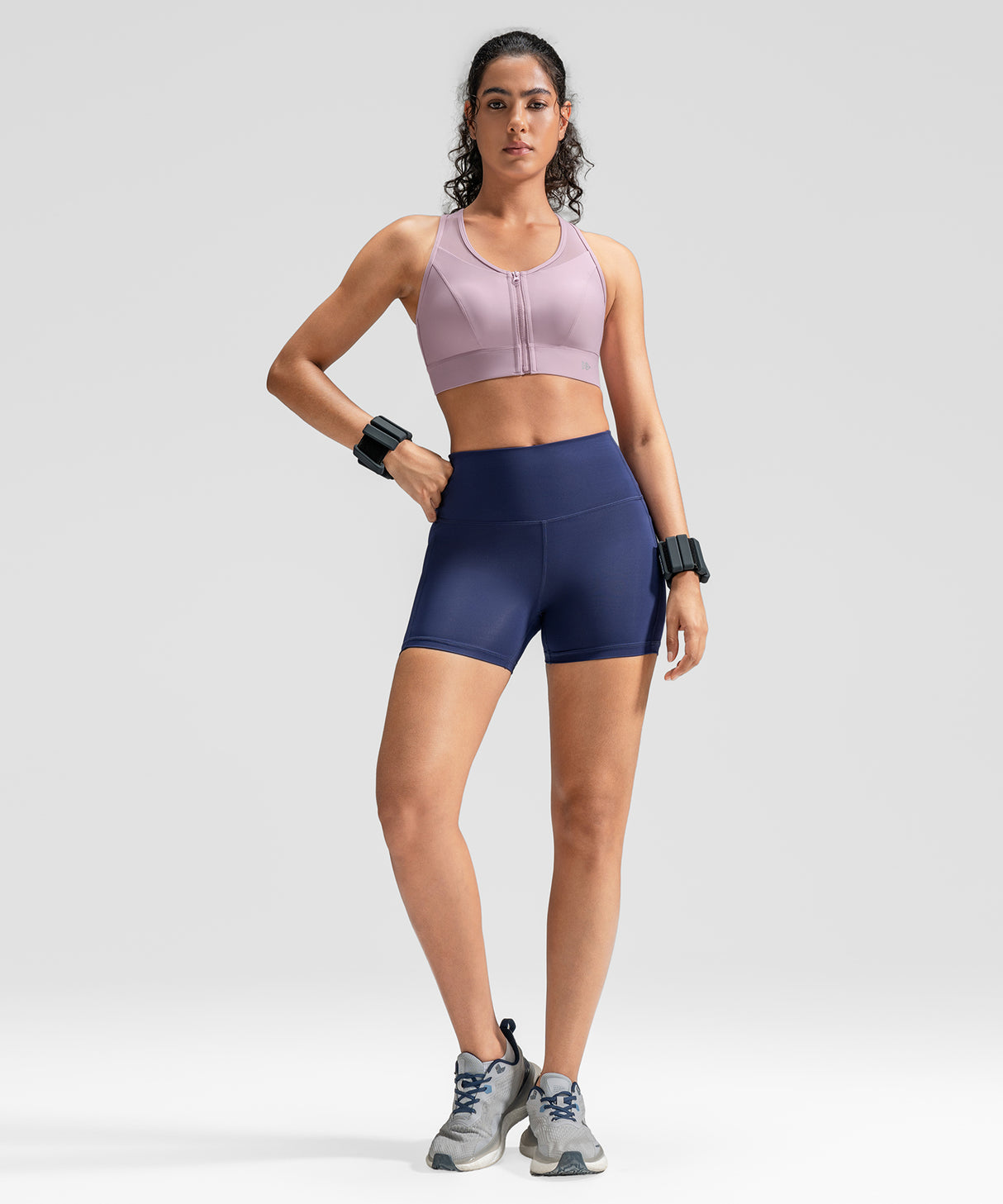 Power Zip-Front Secure High-Support Breathable Training Bra | High-Impact Support Best For Running, HIIT & Training