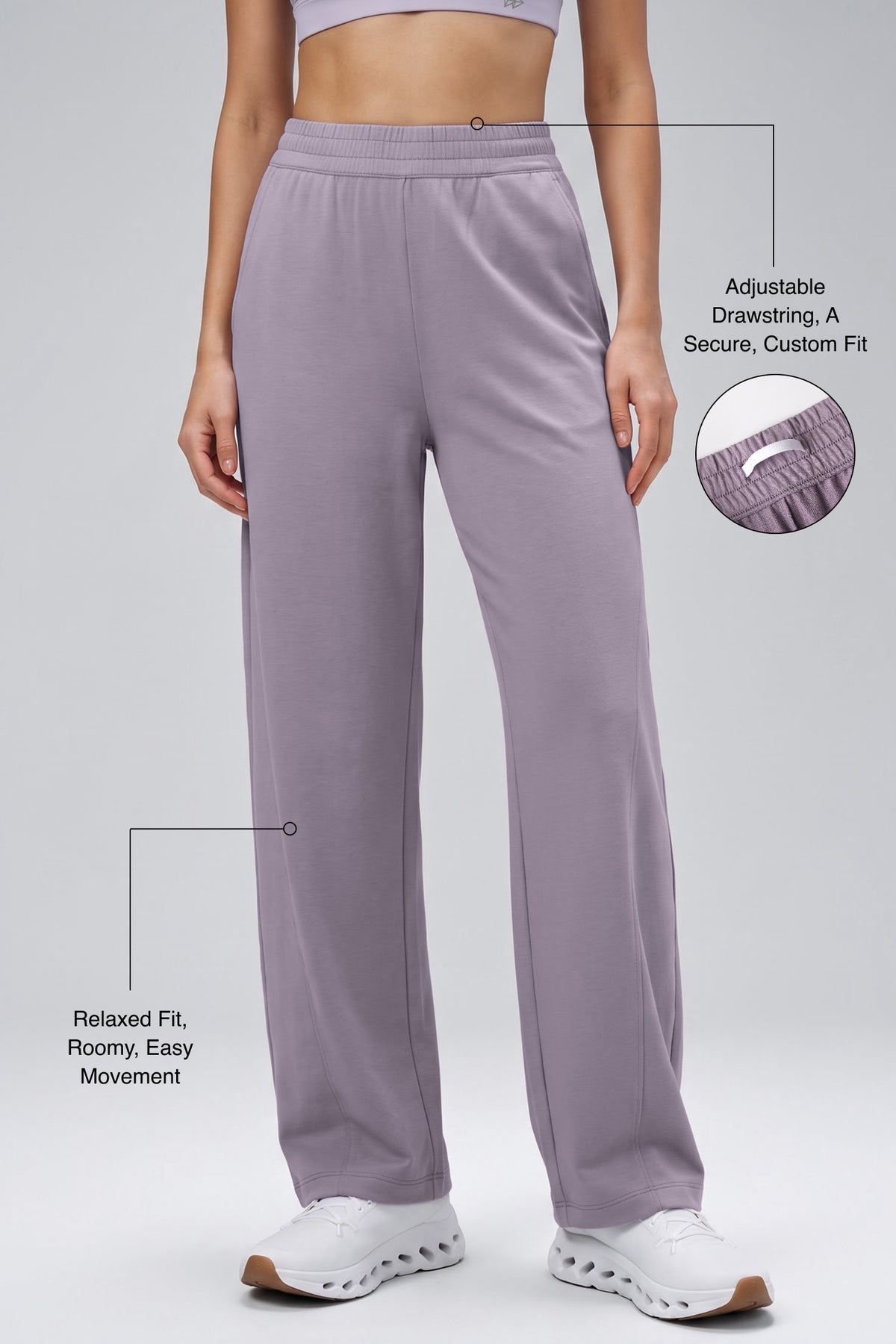 Anywhere™ Hidden Drawstring Relaxed Sweatpants With Pockets