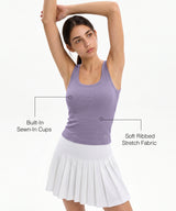 Anywhere Built-In Fixed Cups Tank For Daily Yoga | Women's Sports Tank For Yoga & Daily