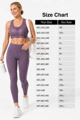 Power™ Zip Front Adjustable High Support Sports Bra | Women's High Support Sports Bra