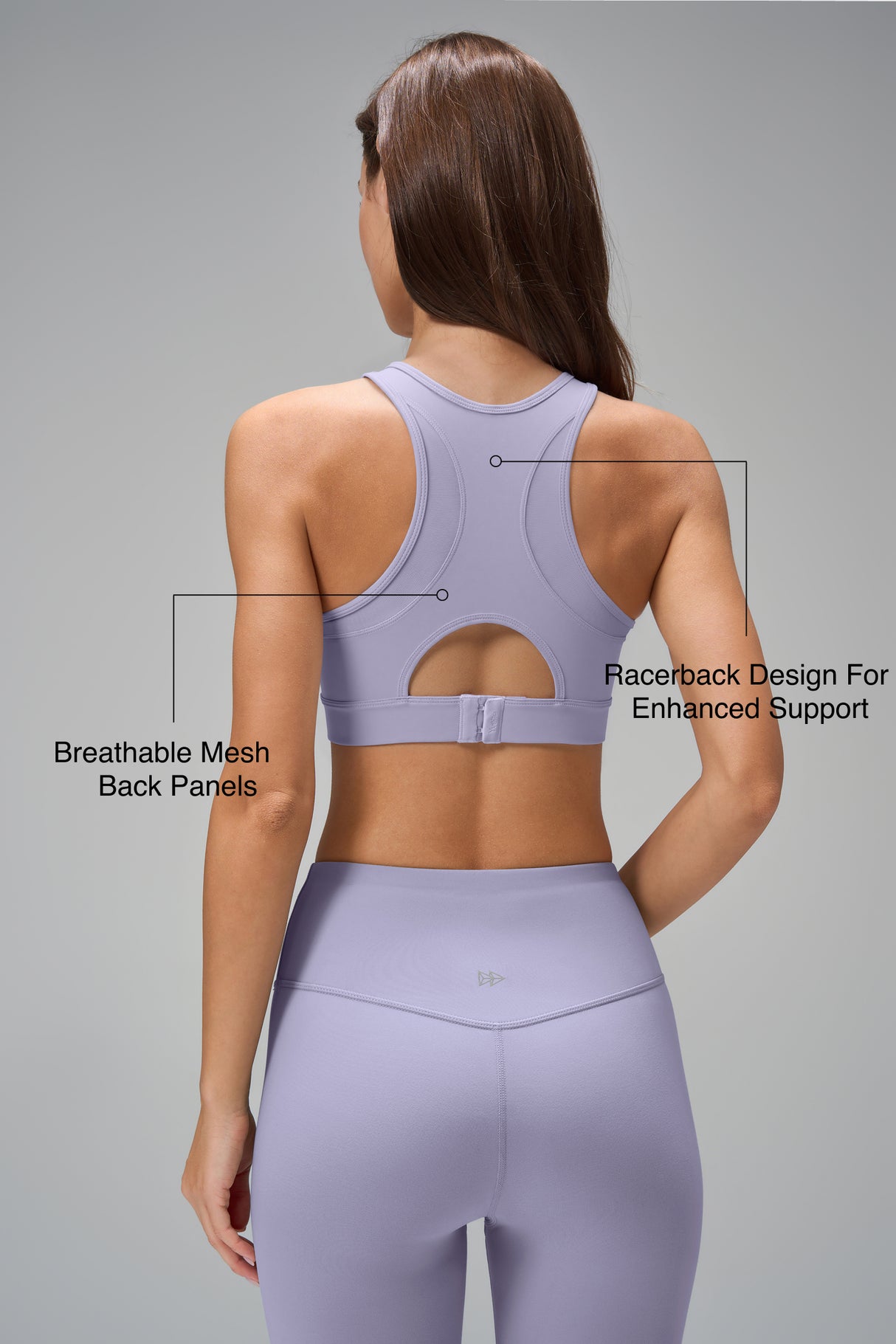 Sculpt™ Racerback Mesh Hook-Back Sports Bra | Women's High Support Sports Bra