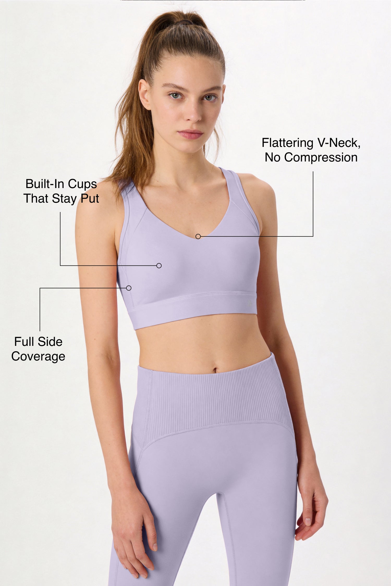 Yoga Bra with Removable Cup for Ultimate Comfort - Yvette