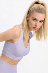 Shift™ Racerback Air Flow Full Coverage V-Neck Support Sports Bra | Women's Medium Support Sports Bra Best For Yoga, HIIT
