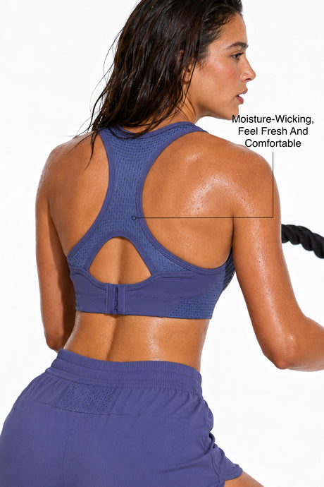 Gepolsterter Lauf-BH mit Sculpt Racerback-Linie | Sport-BH mit starkem Halt für Damen