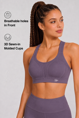 Power™ Adjustable Crisscross Padded Running Bra | Women's High Support Sports Bra