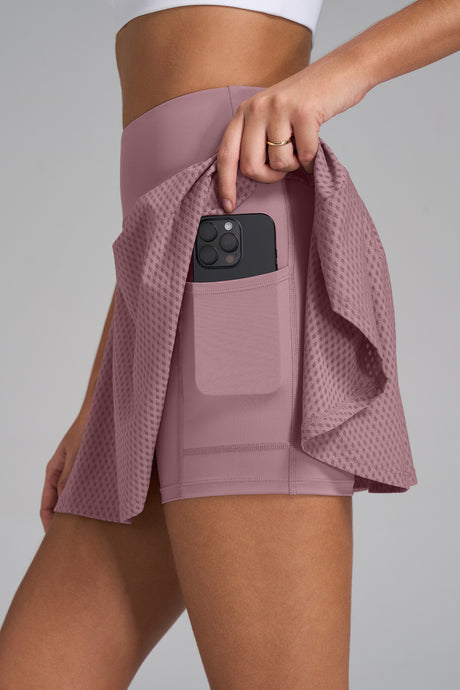 Falda de tenis plisada con forro de malla transpirable Sculpt | Falda deportiva para mujer