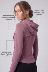 Shift™ Fleece Water Resistant Stretchy Full Zip Jacket | Women's Sports Jacket