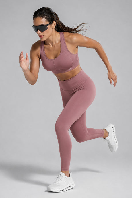 Echo High-Waisted Running Leggings 27" | Damen-Leggings mit starkem Halt