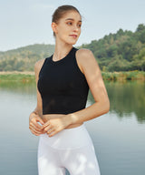 Anywhere High Neck Padded Gym Bra | Women's Light Support Sports Bra