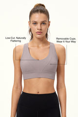 Anywhere™ Removable Low Cut Breathable Light Support Sports Bra | Women's Light Support Sports Bra