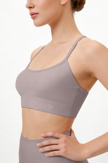 Anywhere™ Removable Cups Y-Back Jacquard Light Support Bra | Women's Light Support Sports Bra Best For Yoga, HIIT - image 5