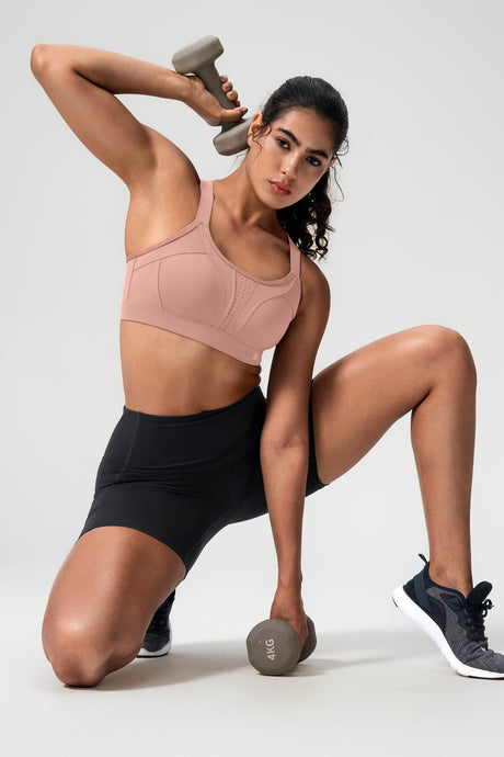 Power™ Adjustable Crisscross Padded Running Bra | Women's High Support Sports Bra