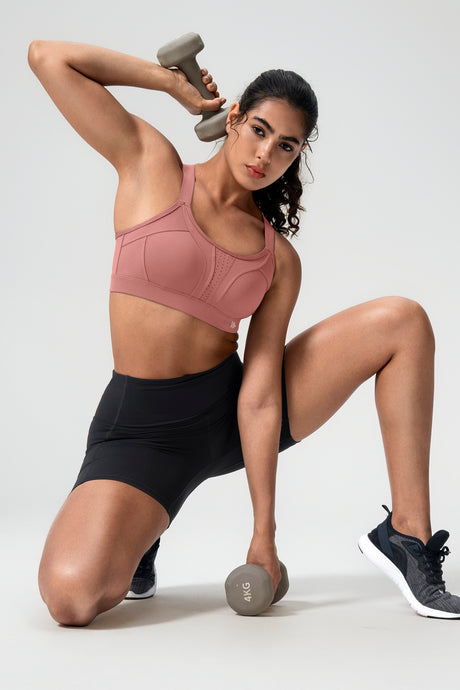 Power™ Adjustable Crisscross Padded Running Bra | Women's High Support Sports Bra