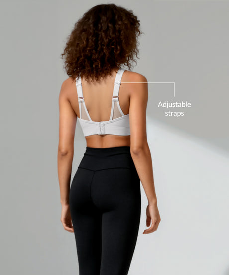 Shift Style Mesh Adjustable Sports Bra | Medium Support Sports Bra