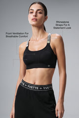 Power™ Adjustable Crisscross Padded Running Bra | Women's High Support Sports Bra
