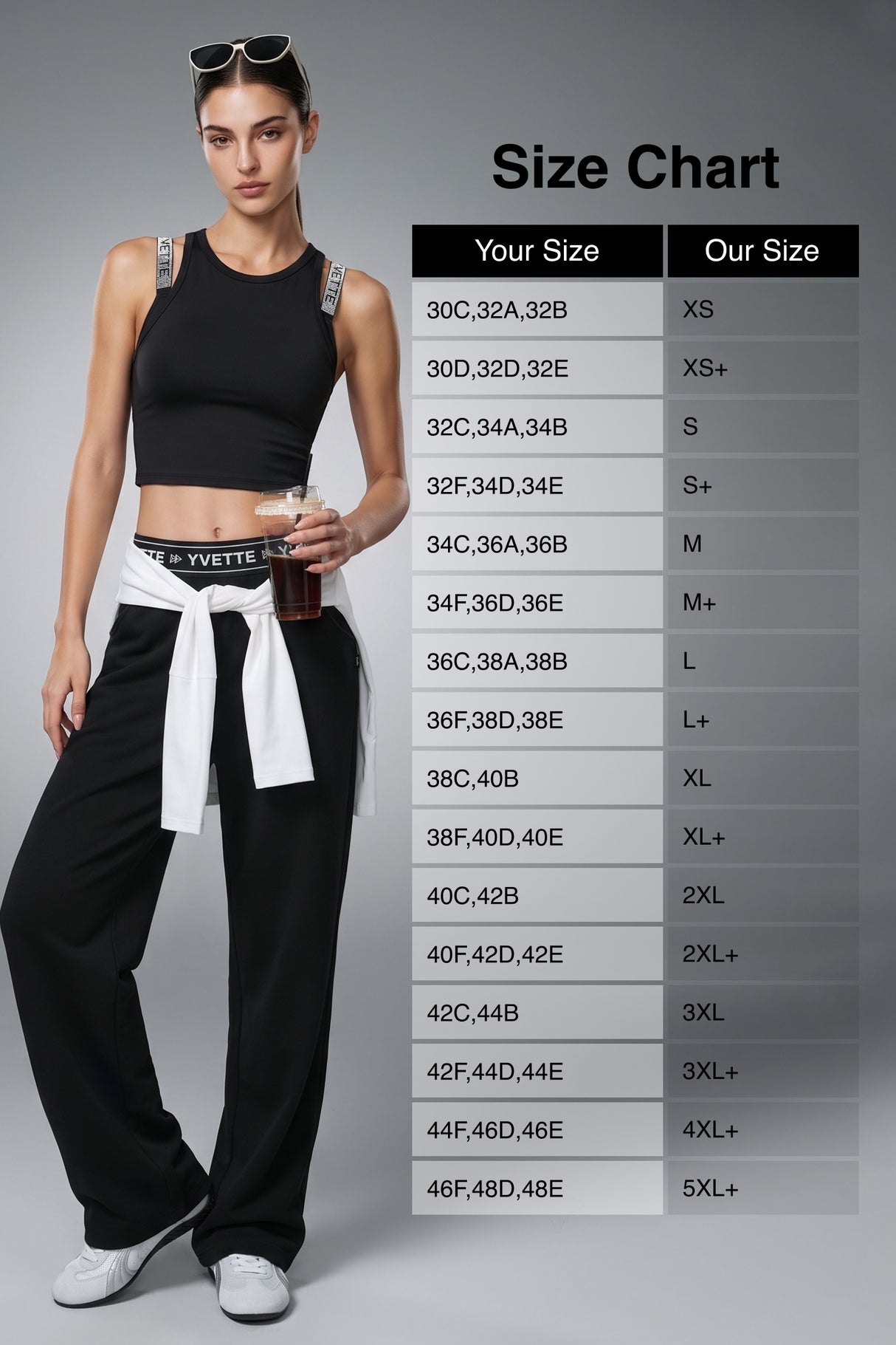 Power™ Adjustable Crisscross Padded Running Bra | Women's High Support Sports Bra