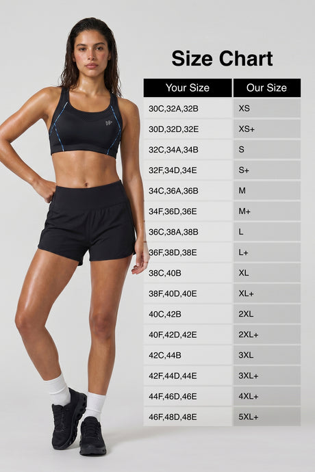 Gepolsterter Lauf-BH mit Sculpt Racerback-Linie | Sport-BH mit starkem Halt für Damen