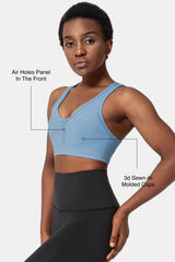 Power™ Cross Back Padded Running Bra | Women's High Support Sports Bra