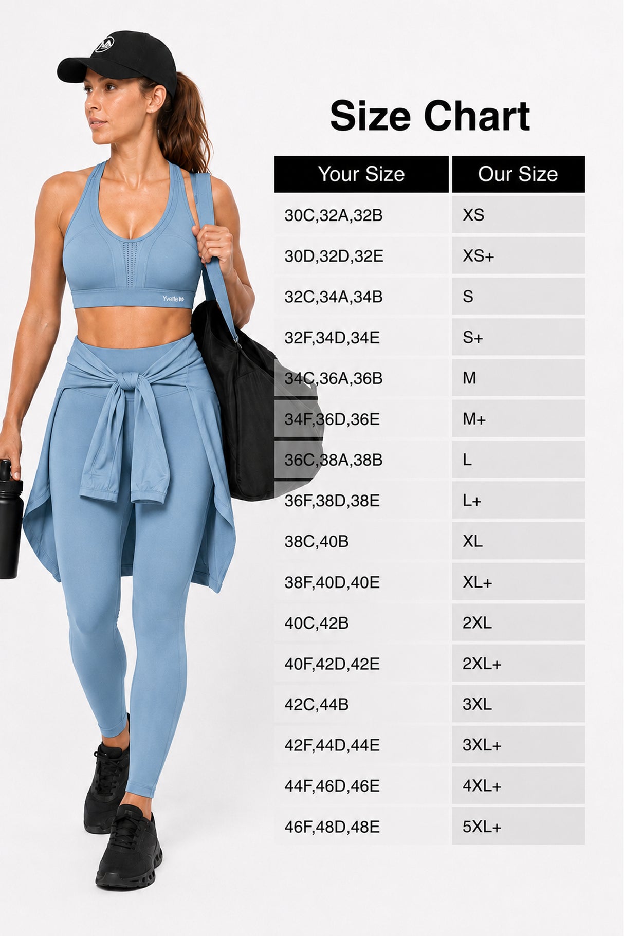 Power Cross Back gepolsterter Lauf-BH | Sport-BH mit starkem Halt für Damen
