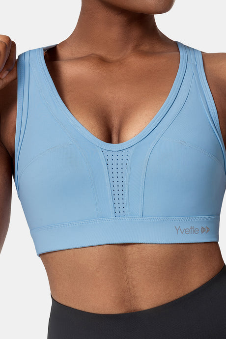 Power™ Cross Back Padded Running Bra | Women's High Support Sports Bra