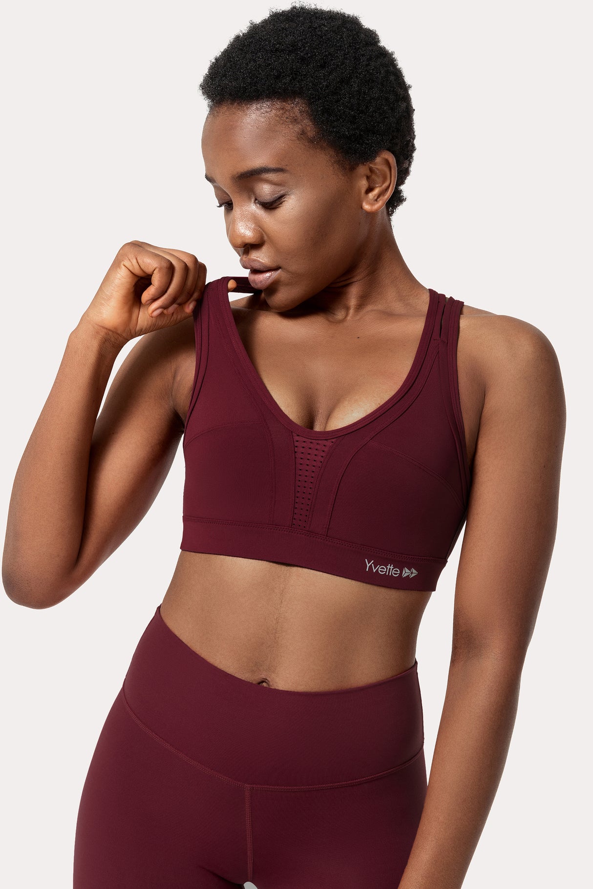 Power™ Cross Back Padded Running Bra | Women's High Support Sports Bra