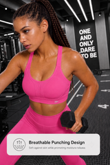Power Adjustable Crisscross Padded Running Bra | Women's High Support Sports Bra