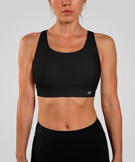Anywhere Double Cross Strap Cloud-mjuk yoga-bh | Sport-bh med lätt stöd för kvinnor