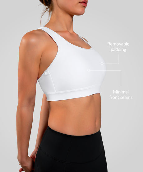 Anywhere Double Cross Strap Cloud-mjuk yoga-bh | Sport-bh med lätt stöd för kvinnor