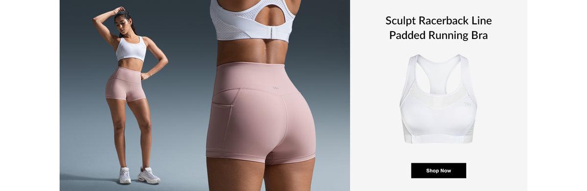 Shorts ajustados de cintura alta Shift para correr (8, 10, 15 y 20 cm) | Shorts deportivos de alta sujeción para mujer