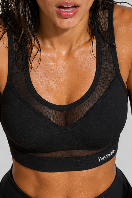 Shift Breathable Racerback High-Support Bra | High-Impact Support Best For Running, HIIT & Training