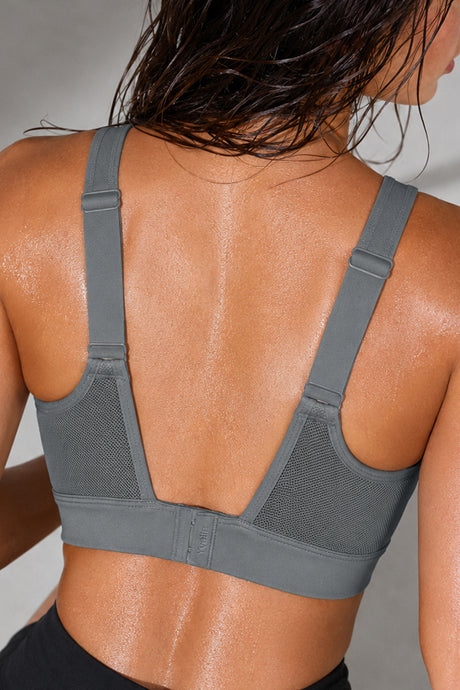 Sujetador deportivo acolchado Power Adjustable Enhance | Sujetador deportivo de sujeción media para mujer