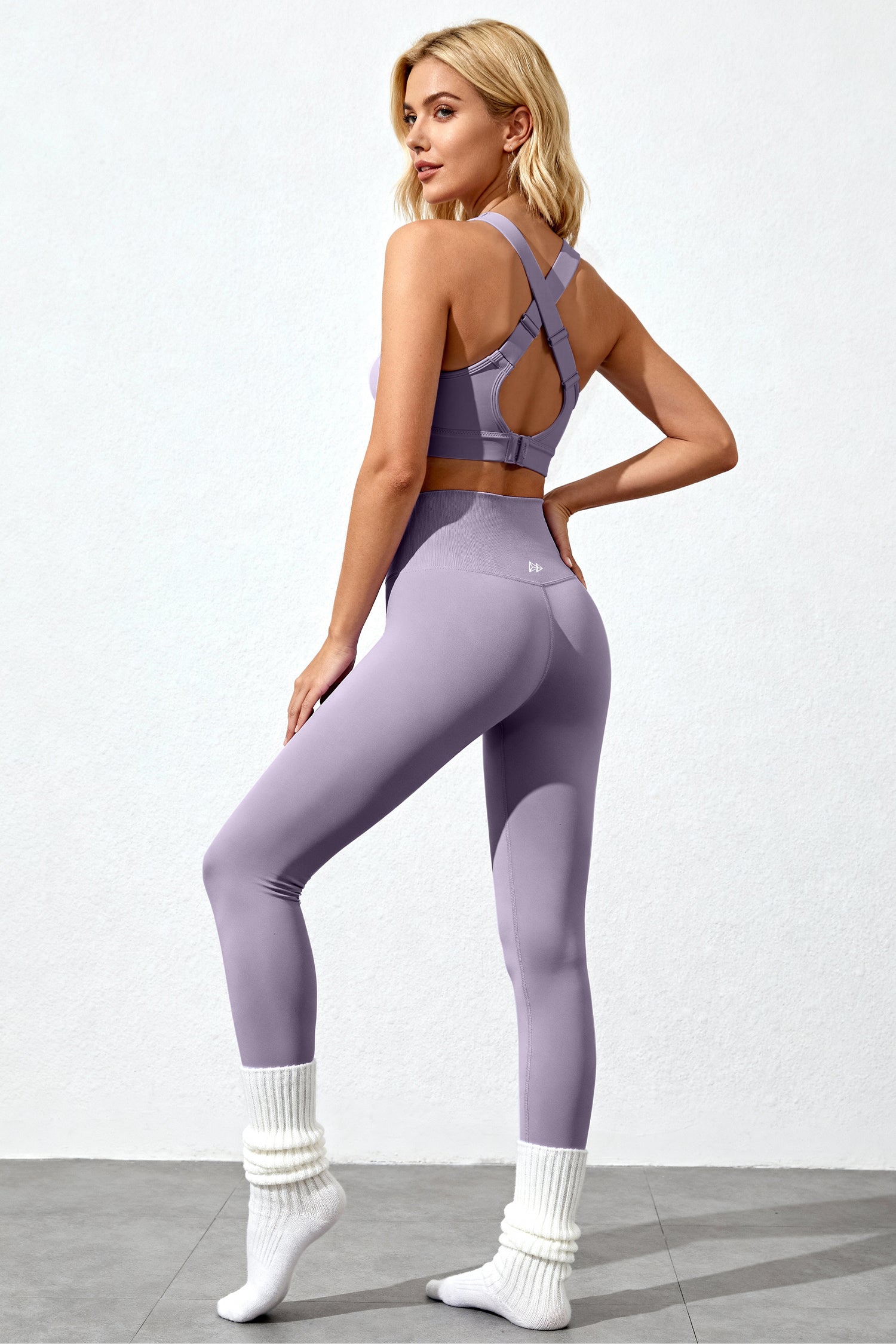 Power V-Ausschnitt Cross Back gepolsterter Lauf-BH | Damen Sport-BH mit starkem Halt