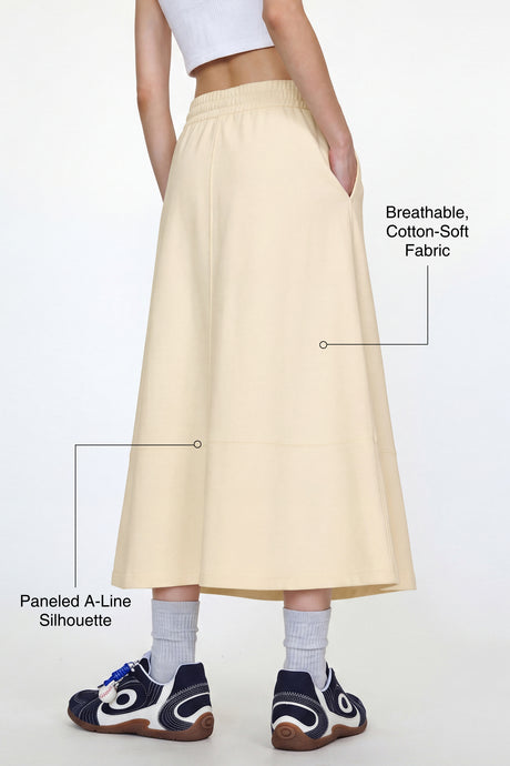Anywhere™ Elastic Drawstring Pockets Daily Skirt | Women's Sports Skirt