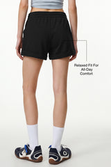 Anywhere™ Elastic Waistband Adjustable Drawstring Pockets Shorts | Women's Running Shorts