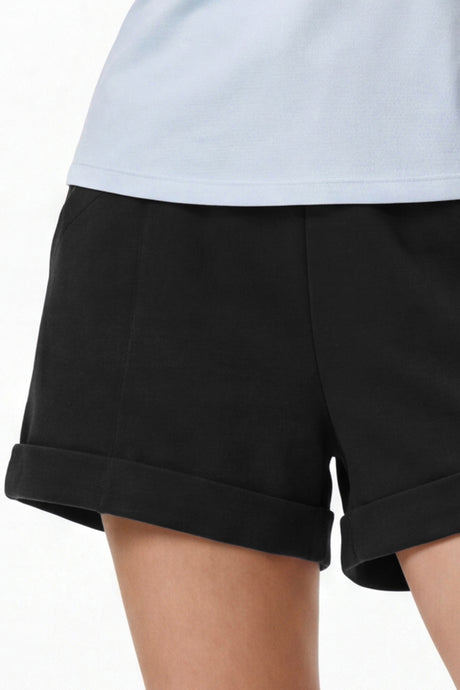 Anywhere™ Elastic Waistband Adjustable Drawstring Pockets Shorts | Women's Running Shorts