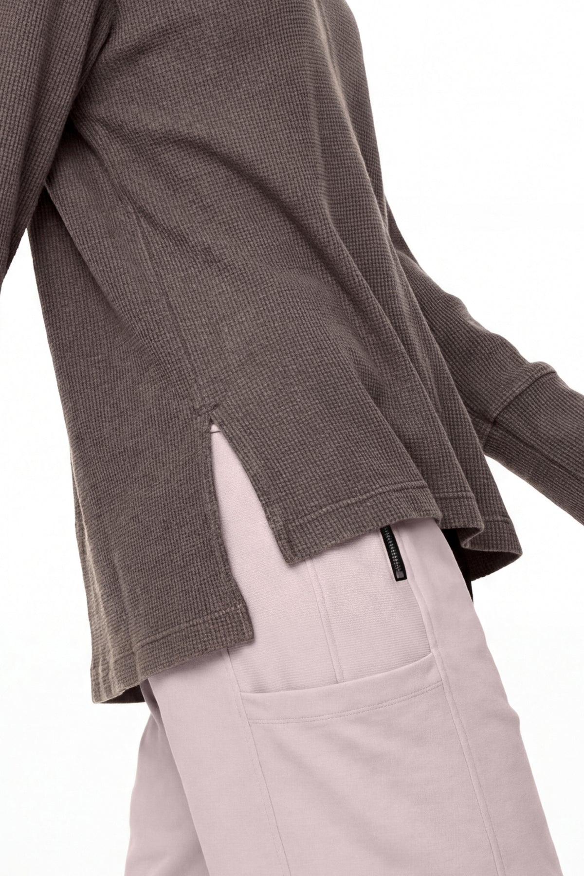 Anywhere™ V-Neck Stretch Relaxed-Fit Sweatshirt | Women's Sports Sweatshirt