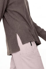 Anywhere™ V-Neck Stretch Relaxed-Fit Sweatshirt | Women's Sports Sweatshirt