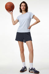 Anywhere™ Elastic Waistband Adjustable Drawstring Pockets Shorts | Women's Running Shorts